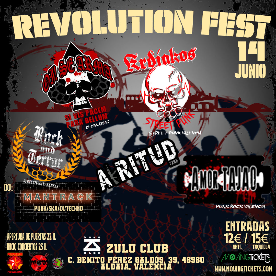 Revolution Fest en Zulú Klub