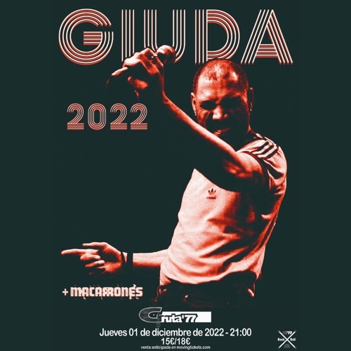 Giuda + Macarrones en Gruta77