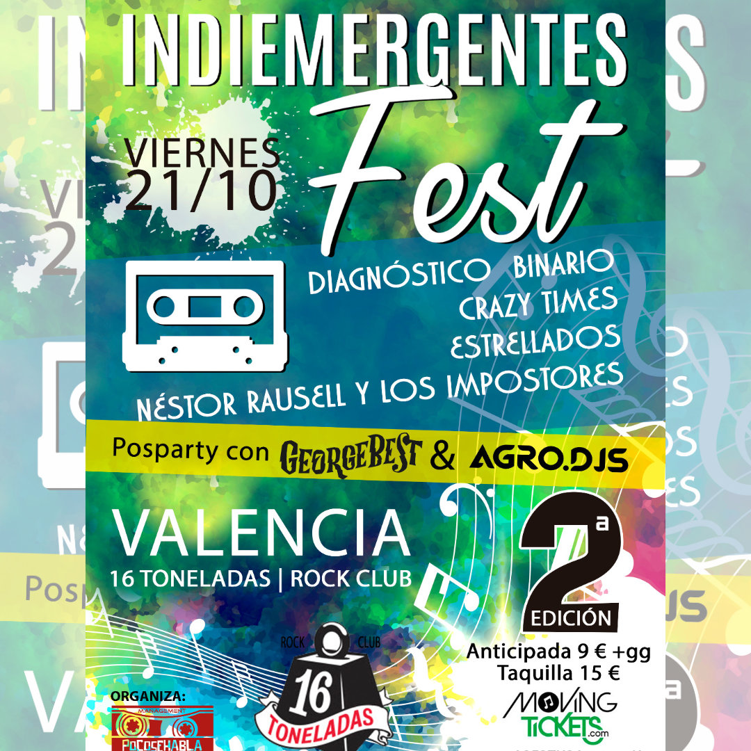 Indiemergentes Fest en 16 Toneladas