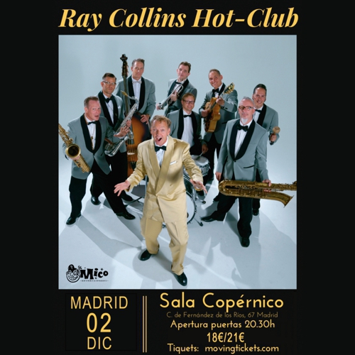 Ray Collins Hot-Club en Sala Copérnico