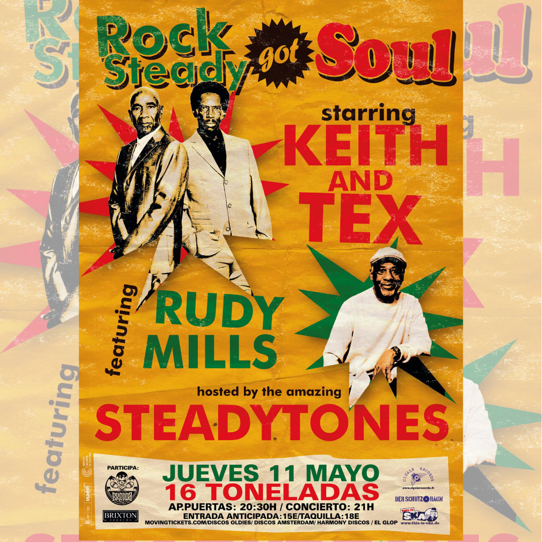 Keith and Tex feat. Rudy Mills & The Steadytones en 16 Toneladas