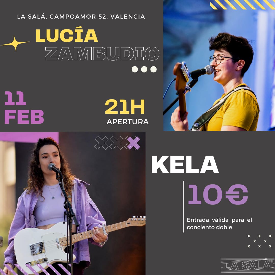 Lucía Zambudio + Kela en La Salà