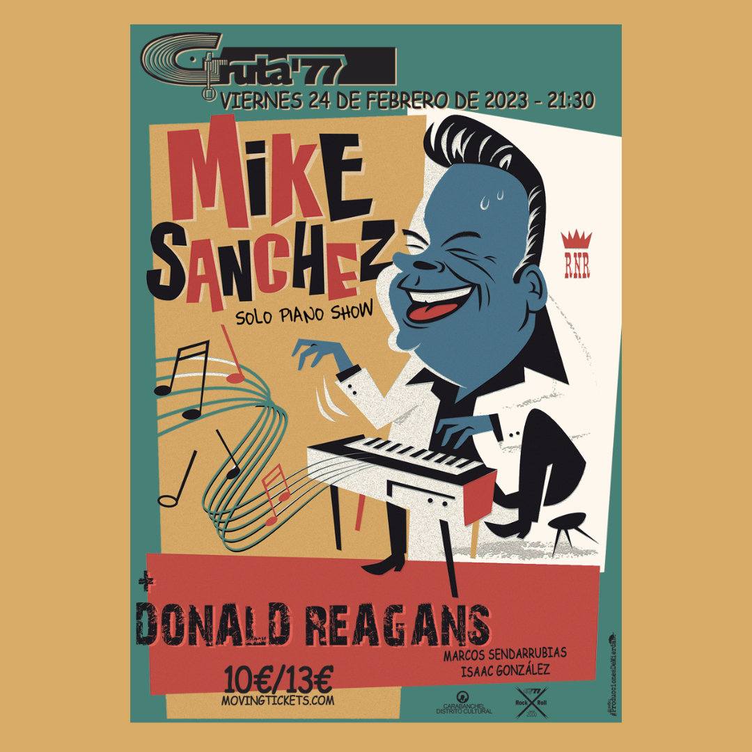 Mike Sánchez + Donald Reagans en Gruta77