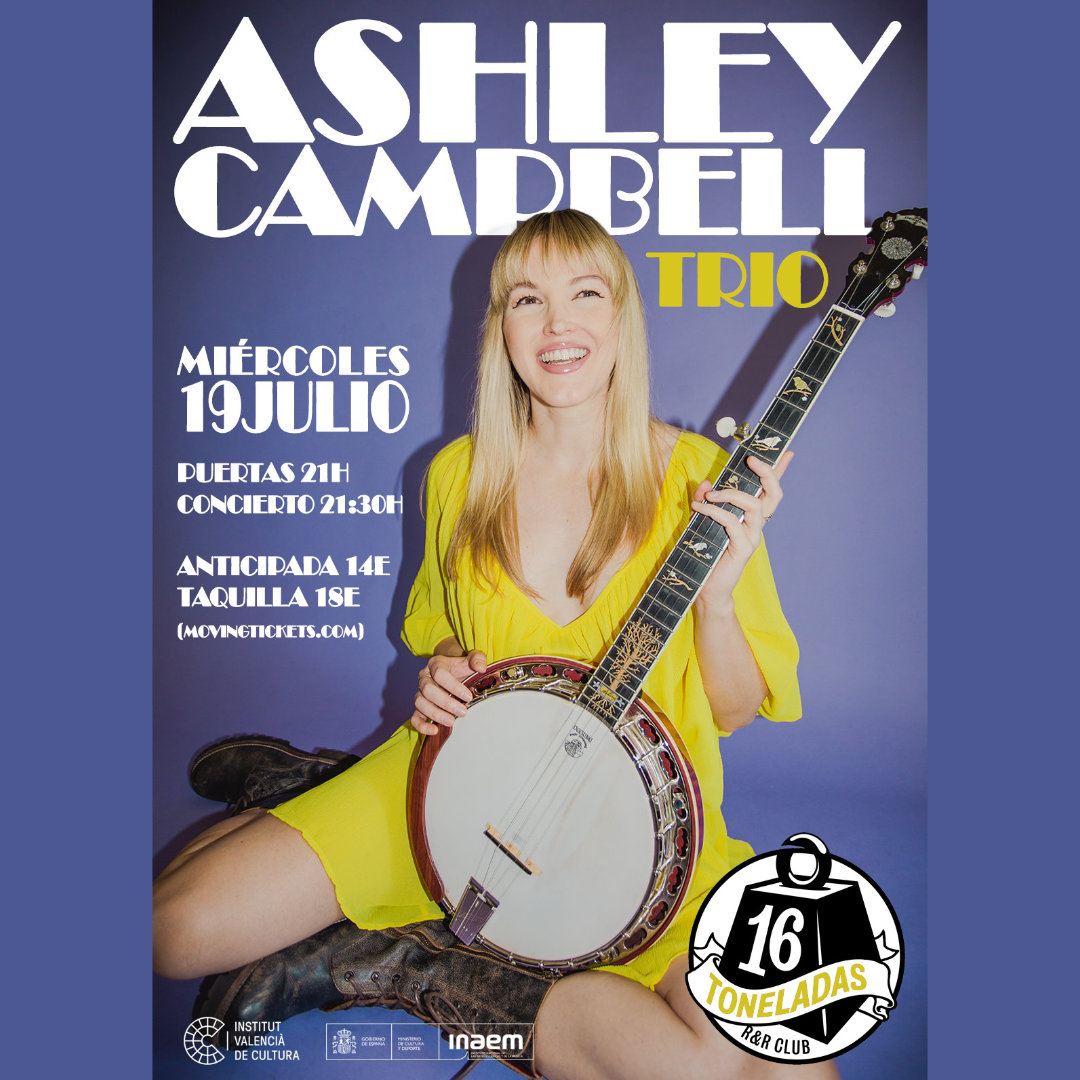 Ashley Campbell Trio en 16 Toneladas