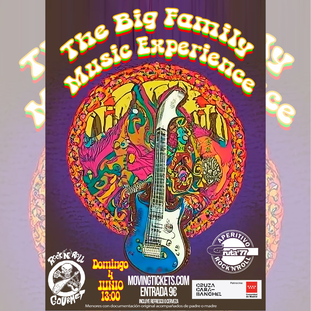 Aperitivo RnR: The Big Family Music Experience en Gruta77