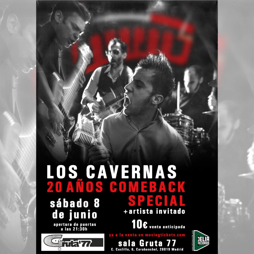 Los Cavernas: Comeback especial en Gruta77
